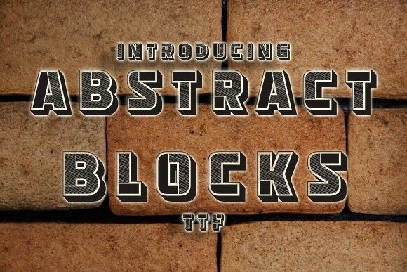 Abstract Blocks: A Bold Display Font for Campaigns That Need to Stop the Scroll