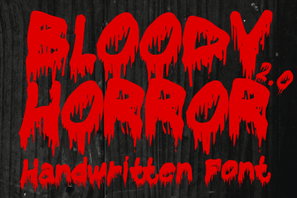 Bloody Horror 2.0: A Web Designer’s Take on This Ink-Made Display Font
