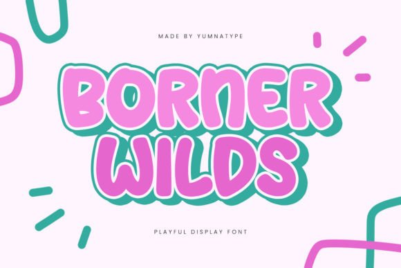 Borner Wilds: A Bold Display Font for Small Business Branding That Stands Out