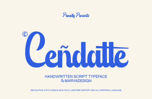Cendatte: A Script Font That Adds Personality to Branding