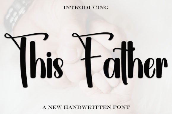 Craft with This Father: A Bold, Cheerful Display Font