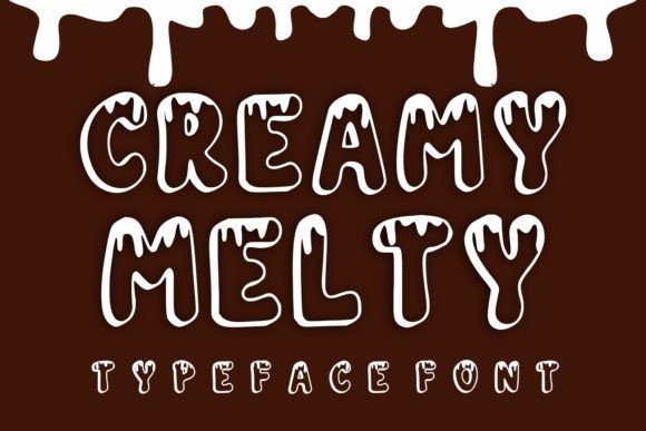 Creamy Melty Display Font for Winter Marketing Campaigns