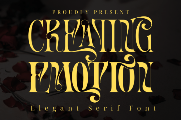 Creating Emotion: A Serif Font for Crafting with Soul