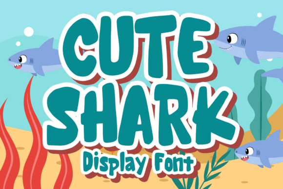 Cute Shark Font: A Playful Display Typeface for Scroll-Stopping Campaigns