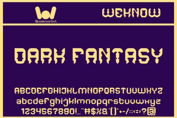 Dark Fantasy: The Display Font for Bold Marketing Campaigns