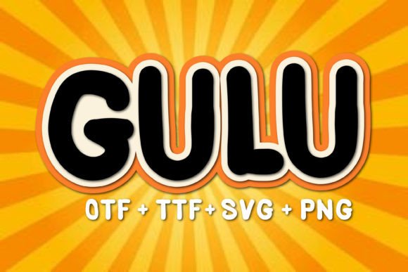 Gulu Font Review: A Playful Display Typeface for Handmade Products