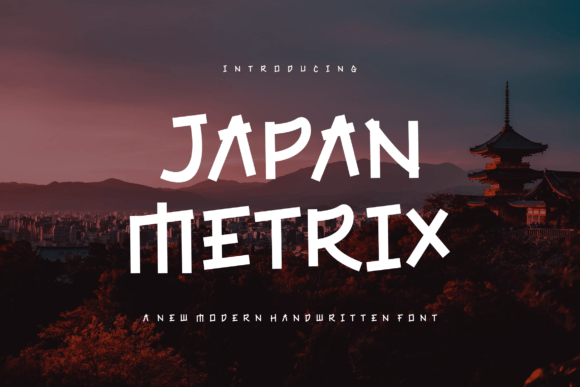 Japan Metrix: A Bold Display Typeface for Modern Web Design