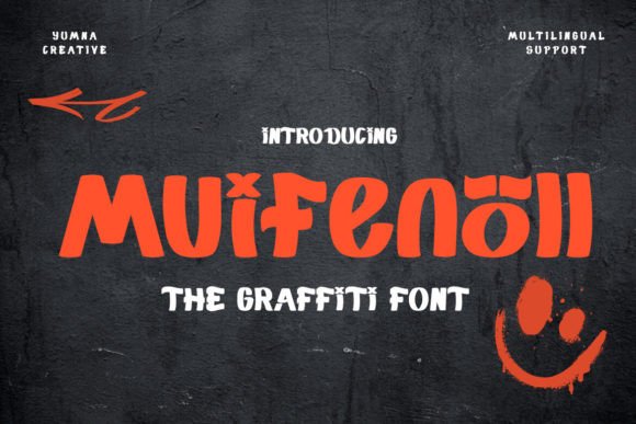 Muifenoll: A Bold Display Font for Handmade Products with Street Style