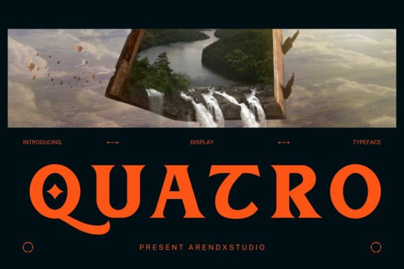 Quatro Display Font Review: A Vintage Typeface for Modern Branding