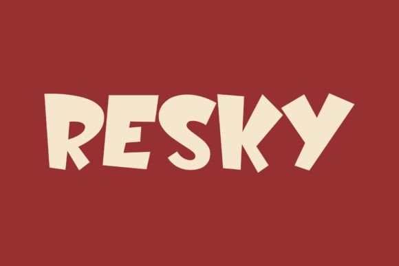 Resky Font Review: A Display Typeface for Editorial Design