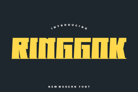 Ringgok: A Bold Display Font for Modern Marketing and Brand Content