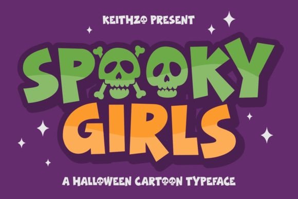 Spooky Girls Font: A Playful Typeface for Halloween Branding