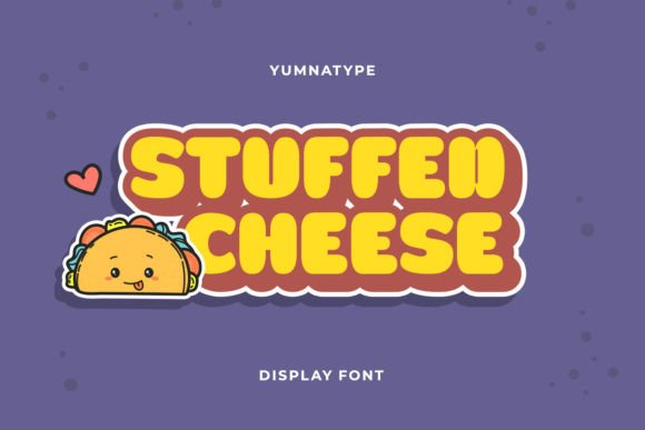 Stuffed Cheese Font Review: A Bold Display Typeface for Playful Brands