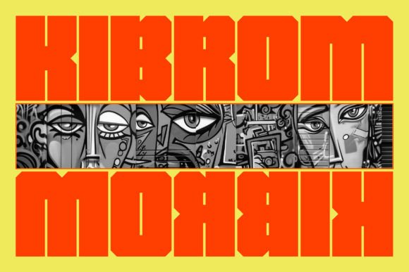 Testing Kibrom: A Display Font Built for the City’s Raw Energy