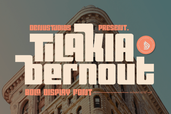 Tilakia Bernout: A Bold Font for Branding That Stands Out